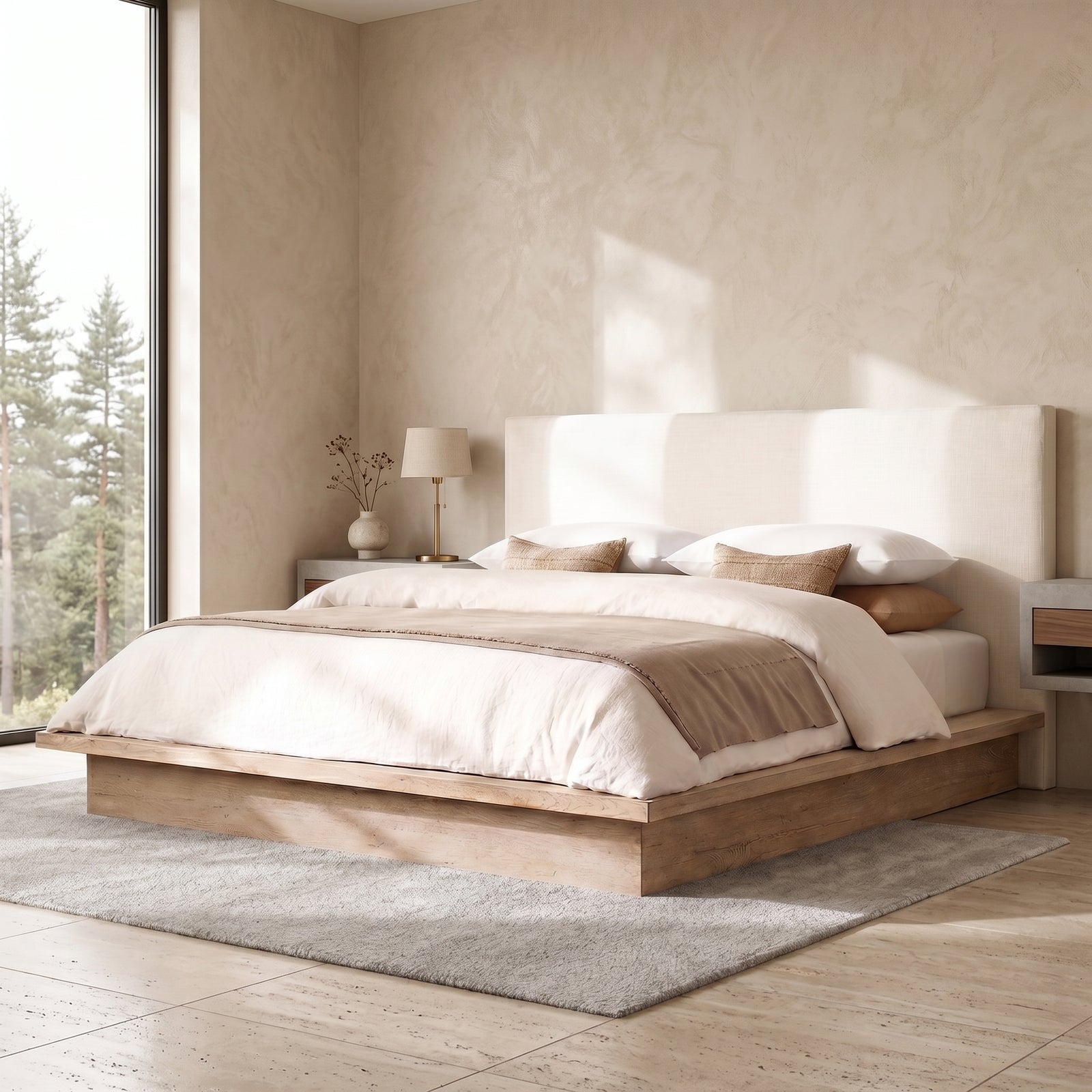 Oak Platform Bed Frame