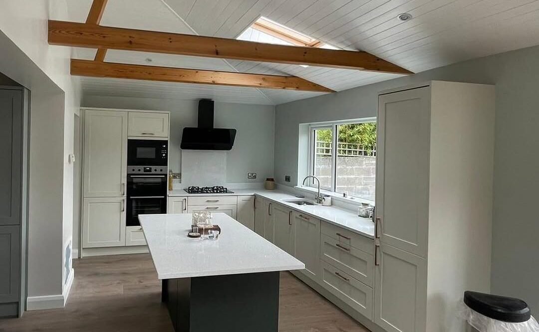 Contemporary Shaker Kitchen Transformation with Tri-Colour Design | Dublin