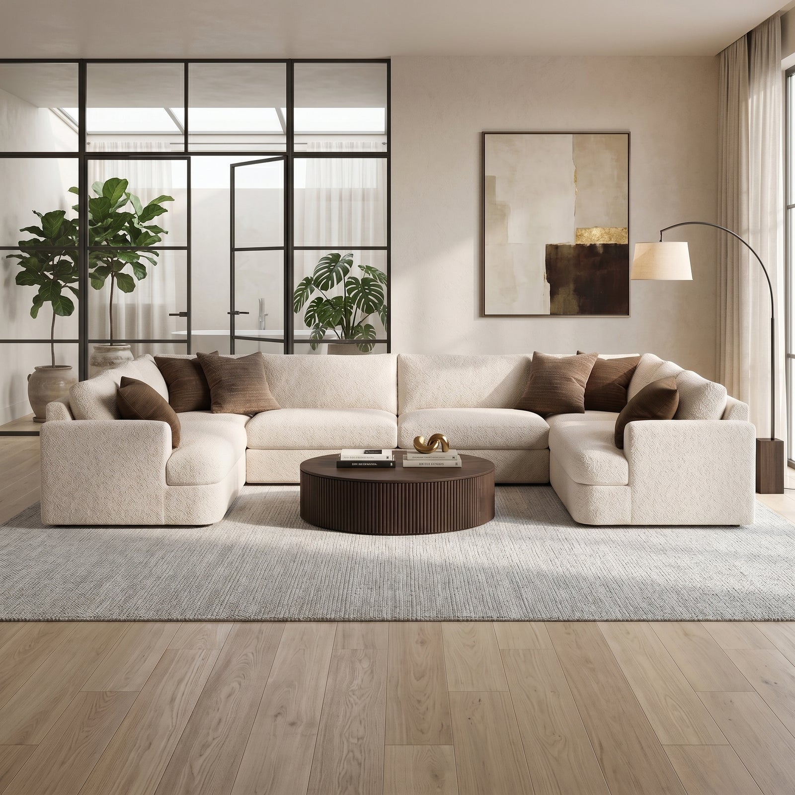 Bouclé Daybed Sofa